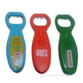 Bottle opener with 12cm length, various designs are availableNew